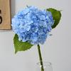 1/3/6PCS 22.83in Blue Embroidered Hydrangea Flowers, Fake Plastic Stems for Wedding/Party/Office, Spring Summer Home Decor, Gift