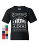A House Is Not a Home Without a Dog Youth Kids Boys T-Shirt Pet Paw Labrador Kids Tee