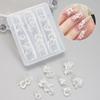 Professional 3D Nail Embossing Mold Reusable Silicone Template For Salon Home Manicure Nail Art Manicure Accessories