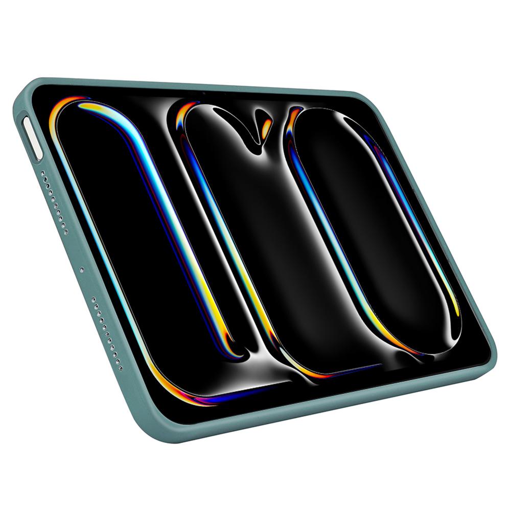 For iPad Pro 11 (2024) Case Anti-Drop Protective Liquid Silicone Tablet Cover