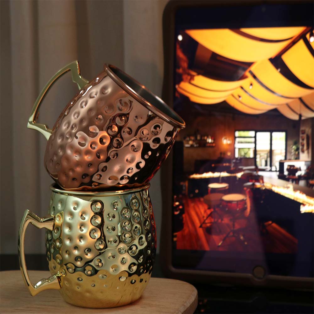 Wine Cup Stainless Steel Cup Russia Beer Cup Durable Moscow Mule Mug  Bar