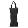 Yoga Sandbag 3 Colors Zippered Design Oxford Cloth Material Rollable Foldable Weighted Fitness Bag for TrainingBlack 41.5x18 Cm