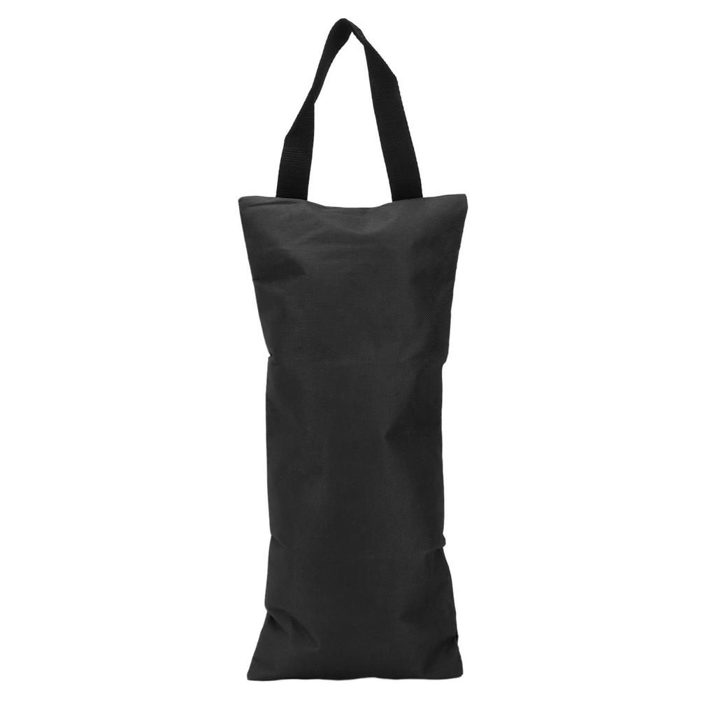 Yoga Sandbag 3 Colors Zippered Design Oxford Cloth Material Rollable Foldable Weighted Fitness Bag for TrainingBlack 41.5x18 Cm