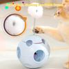 New Fluff Ball Cat Toy Tumbler Pet Supplies Entertain Cats Spring Fluff Ball Interactive Toy Multifunctional Pet Toy