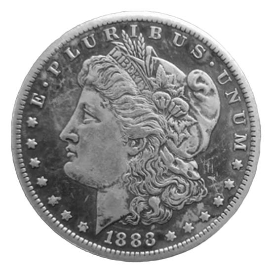 

Антикварные коллекционные однодолларовые монеты Старого Моргана «Свобода» 1883 года