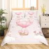 Color Elephant 3D Bedding Home Textiles Three-piece Set Bedding Duvet Cover