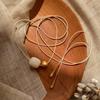 Korean Style Cord Necklace Vintage Trend Choker Fashion Bead Pendant Necklace  Women