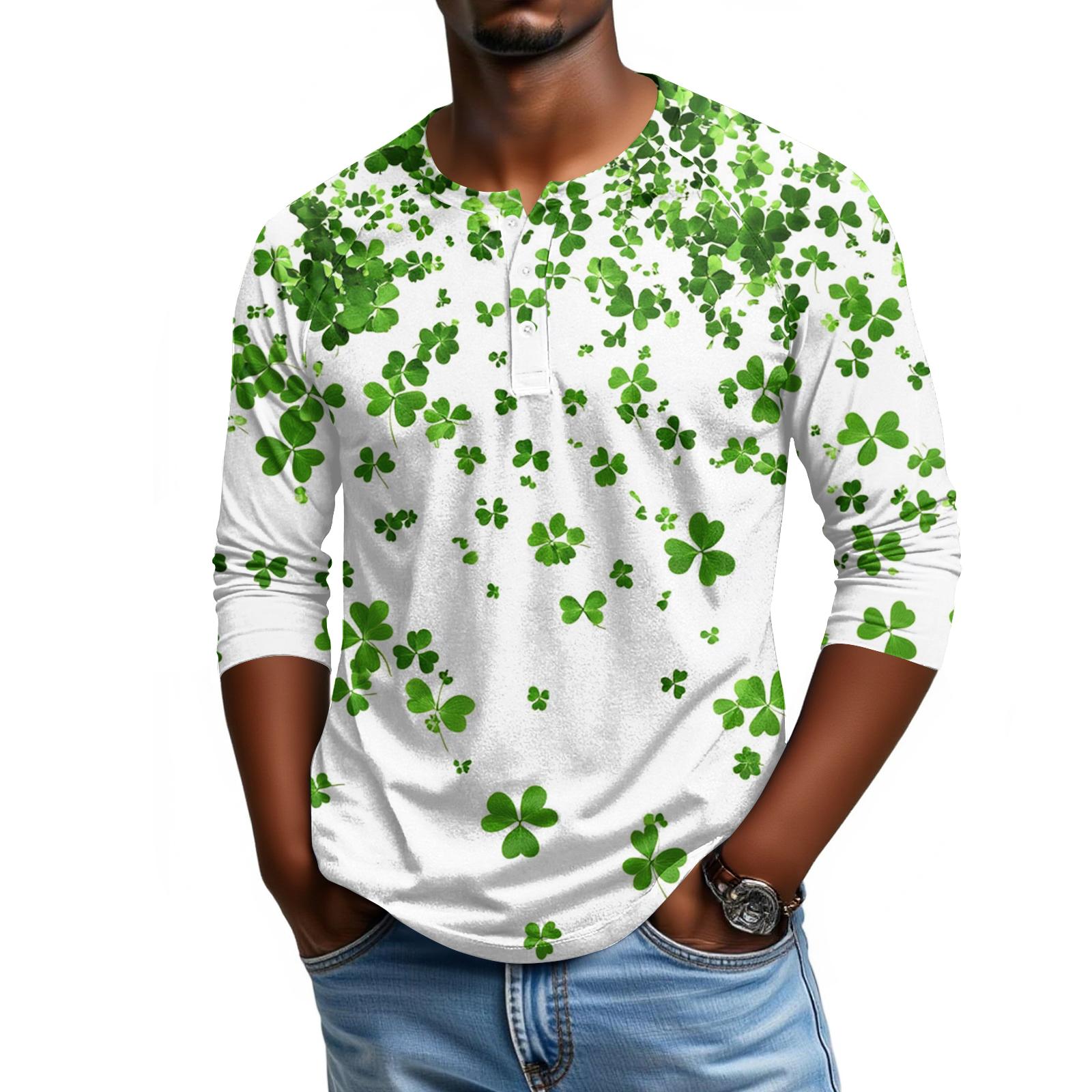 

Чоловічий топ з рукавом реглан три чверті XL білий