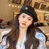 Autumn British Style Girl Winter Korean Style Hat Women Octagonal Cap Velvet Berets Painter Hat