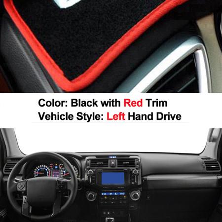 

Car Auto Dashboard Cover Dashmat 2 Layers For Toyota 4 Runner 4Runner 2012 - 2020 LHD Pad Carpet Dash Mat 2016 2017 2018 2019