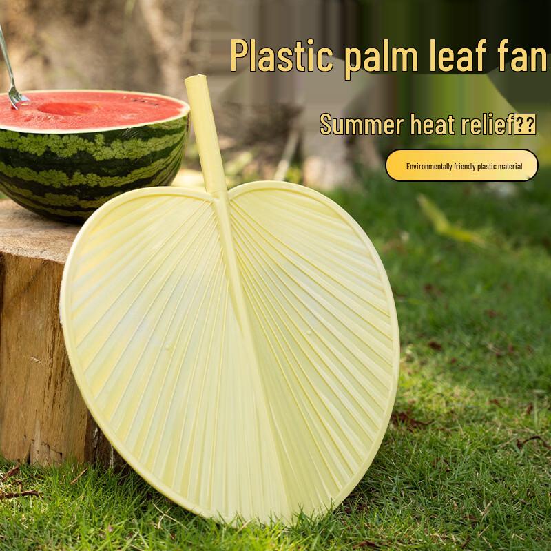 Traditional Plastic Hand Fan - 10 Pack