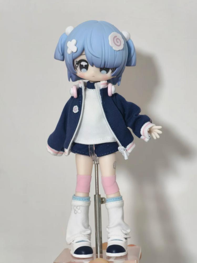 New Genuine Unveiled Door Little Key Artbook Series 1/12 Bjd Mjd Blind Box Cute Open Eyes Articulated Action Figure Model Gifts