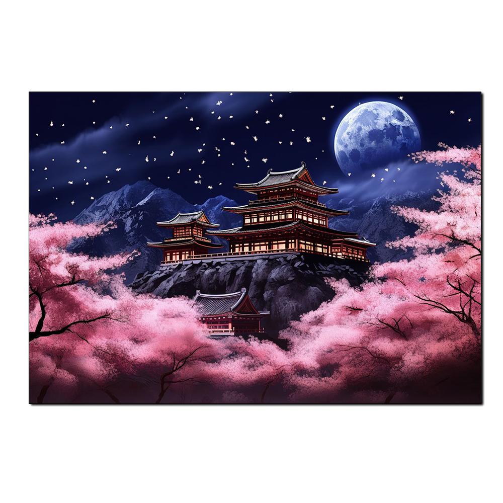 

Японский Пейзаж Плакат Холст Картина Печать Настенная Картина Бар Кафе Винтаж Домашний Декор Комнаты Эстетическая Роспись Подарок Безрамное 50x80cm No Framed