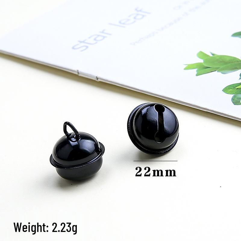22mm Painted Candy Color Metal Bells for DIY Jewelry, Keychains, Ornaments, and Small Pet Accessories.