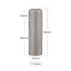 Titanium Alloy Mini Waterproof Sealed Capsule Medicine Case Travel Multi-function Storage Container Bottle Outdoor Home Tool