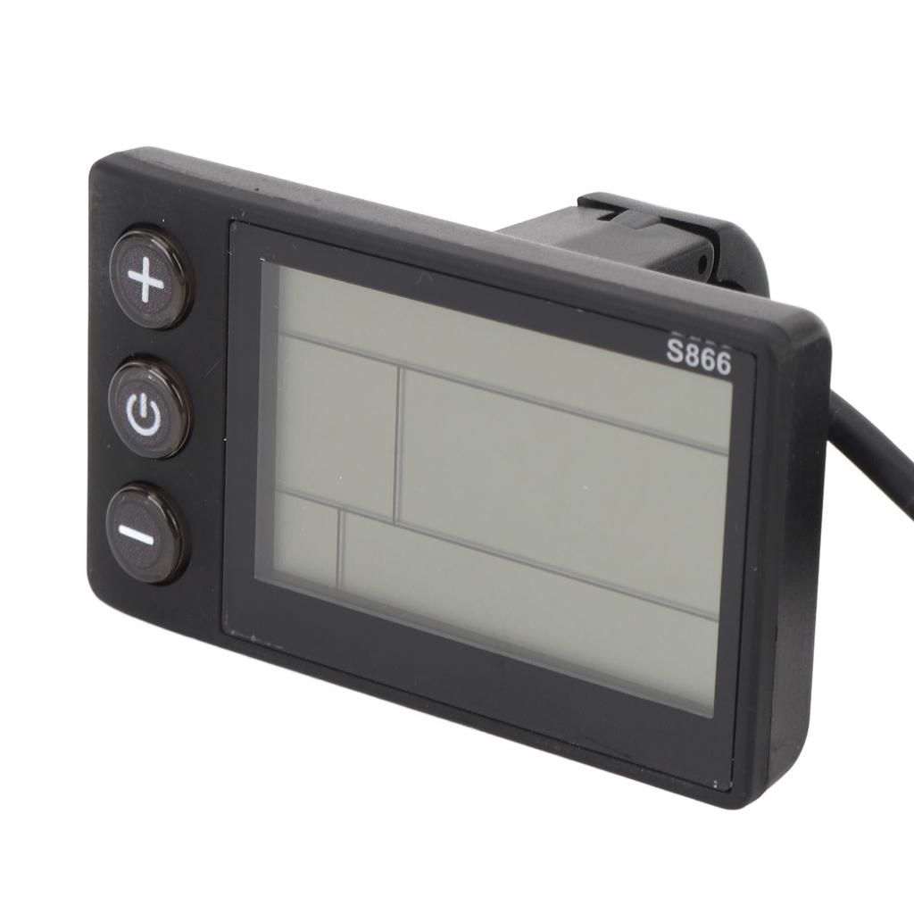 Cycling Display Meter SM 5 Pin Plug Water Resistant S866 LCD Display Panel with Backlit for