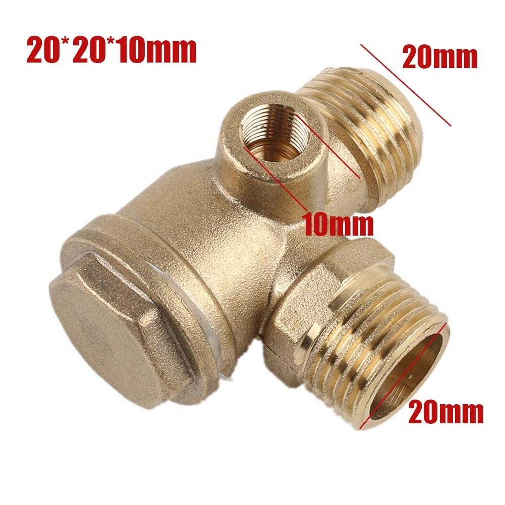20*20*10mm Check Valve 3 Port Accessories Connector Tool