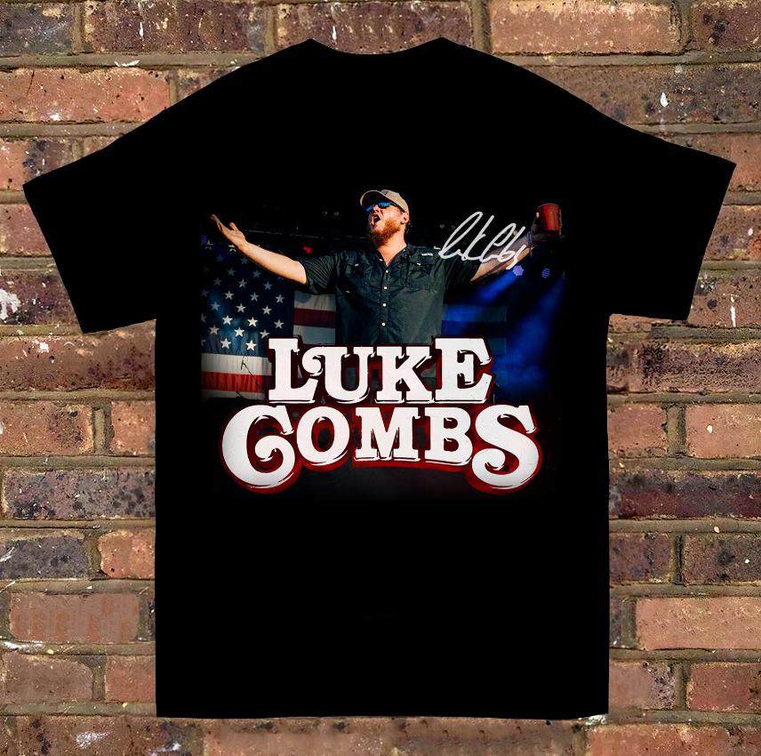 

Фирменная футболка унисекс с короткими рукавами Luke Combs