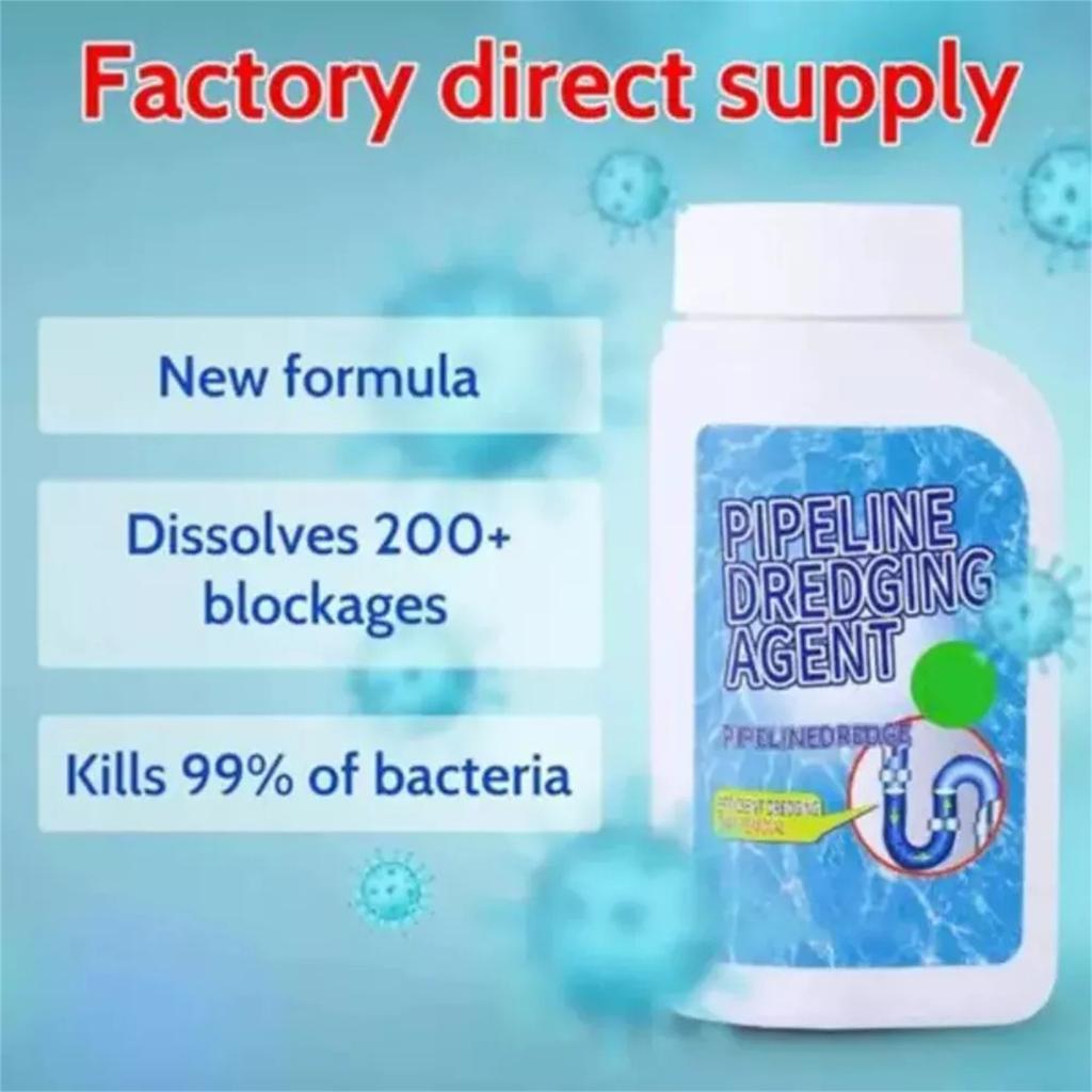 Dredging Agent, Clog Remover Agent, Kitchen Unblocker, Powerful Pipe Dredge Agent For Kitchen Quick Cleaning