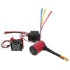 RC Waterproof Brushless 60A ESC S3650 2300KV Brushless Motor Kit with Motor Cooling Fan for 1 8 1 10 RC Car