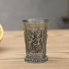 Whiskey Goblet Cup Bar Drinkware Accessories Metal Vintage Egyptian Wine Glass