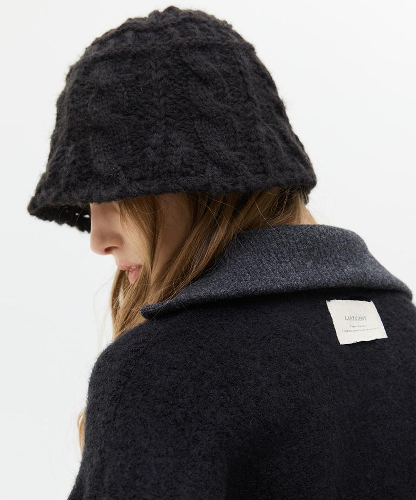 LARTIGENT Lx Knit Bucket Hat(Black)