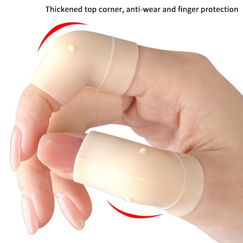 Silicone Finger Sleeve Protectors Finger Guard Provide Relief For Finger Cracking, Corns, Blisters And Calluses Protect