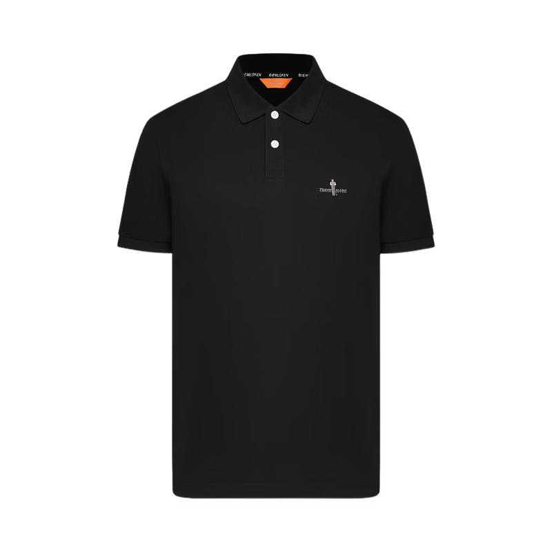 Biyinlefen Men's Ice Oxygen Bar Cooling Polo Shirt