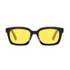 Unisex Large Frame Night Vision Anti-Blue Light Glasses with Spring Hinges