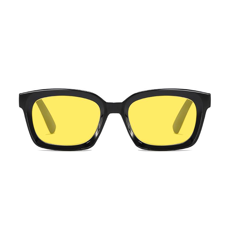 Unisex Large Frame Night Vision Anti-Blue Light Glasses with Spring Hinges