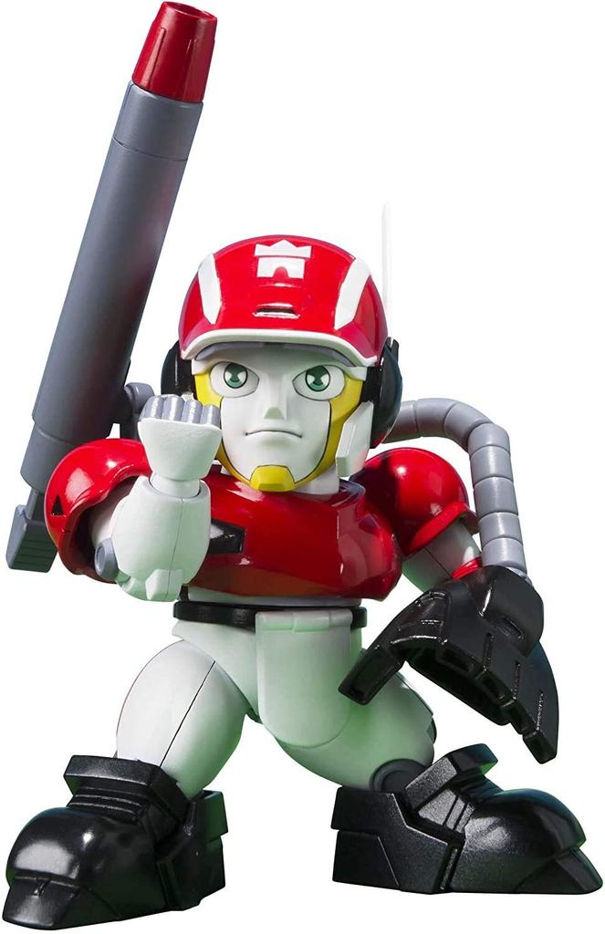 TAMASHII NATIONS Chogokin Iron Leaguer Magnum Ace 80mm ABS PVC Painted Movable Figure Gale! Approx. Die-cast & &