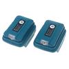Power Bank Adapter Led Light For Mak 14.4V/18V Li-Ion Battery Usb+Type-C Converter With Led Lamp For Mak Bl1830 Bl1430 Bl1850