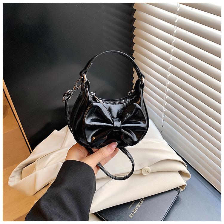 Módna Crossbody peňaženka na mince pre deti s mašľou