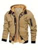 Men's Autumn Winter Washed Baseball Flight Jacket 5988 - Fashion Workwear