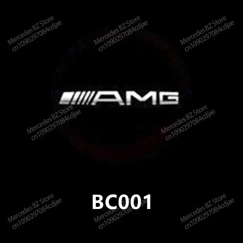 2/4P Car Door Lamp Projector Welcome Step Up Puddle Light For Mercedes Benz W166 GLE C167 B E A C Class W205 W176 W213 GLC X253 WE1