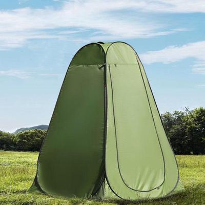 Automatic Pop-Up Camping Shower & Toilet Tent: Single Layer Steel Frame