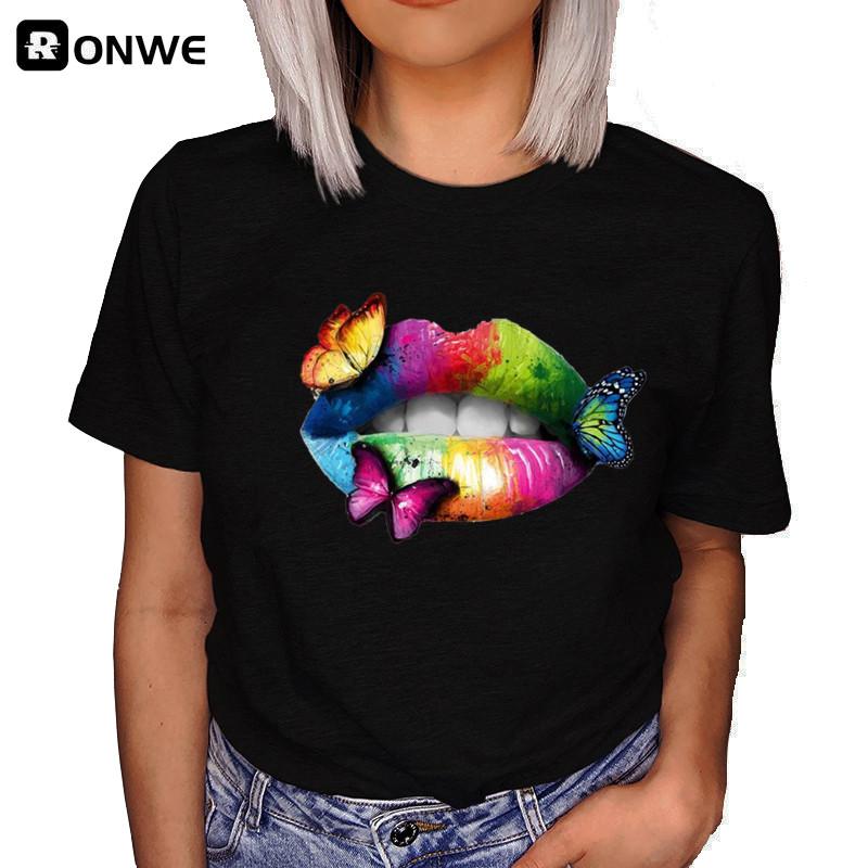 Woman Butterfly Tree 3D Print Harajuku Summer Tshirts Casual Round Neck Short Slee Top T- Shirt