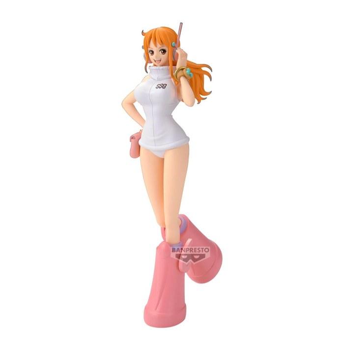 [Glitter & Glamours] Nami Figure – Egghead Style (23cm, Blue/Red)