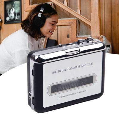 Taşınabilir Kaset Çalar Taşınabilir Walkman Stereo USB Kaset MP3 Dönüştürücü 3.5mm Soketli Kaset Çalar