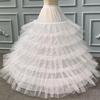 Crinoline Underskirt Petticoat Floor Length for Women Girls Bridal Dress Vintage Ball Gown White Hoop Skirt