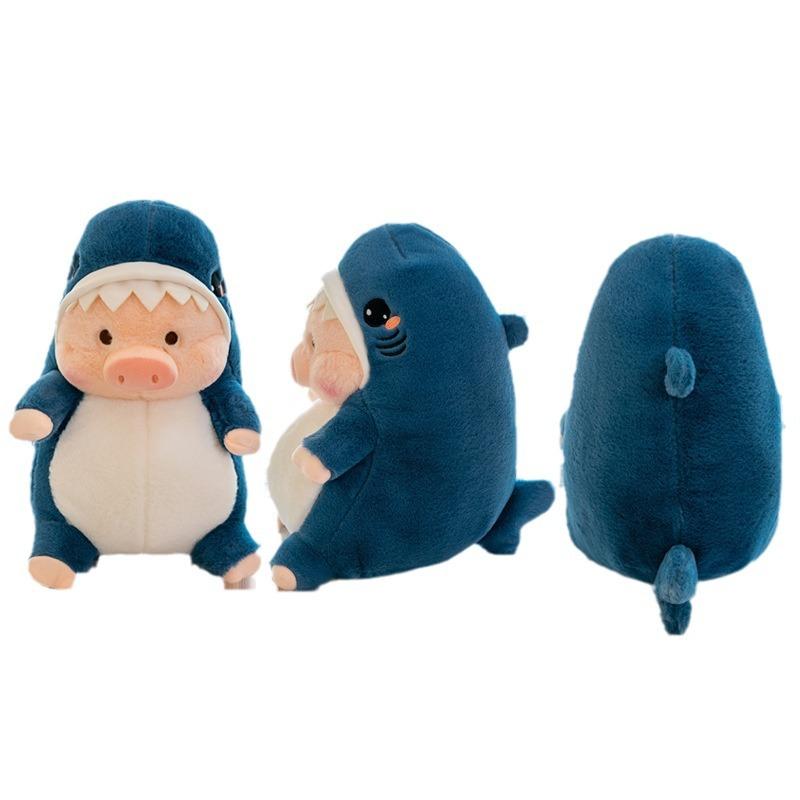 Turn Into a Pig Cute Plush Toy Turn Into a Dinosaur Doll Internet Celebrity Girl Heart Cartoon Children Girl Gift