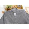 Men's Spring and Summer Pajamas Two-piece Set 100% Cotton Solid Color Simple Large Size Home Wear Set for Men