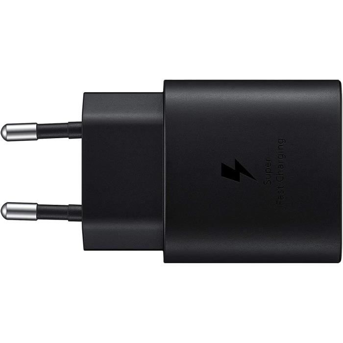 Chargeur Rapide Usb-C 25W Compatible Avec Samsung Galaxy A54 - A34 - A14 - A23 - S23 Ultra - S23 - S23+ - Z Fold4 - Xcover [u790]