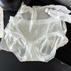 9347 Ultra-Thin Nude Ice Silk Women's Seamless Underwear with Extended Crotch and Anti-HPV Protection