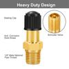 Professional 1/4 NPT 1/8 NPT M10 Air Compressor Tanks Fill Valve Anti-Corrosion Brass Schrader Valve Automobile Tire Valve Core