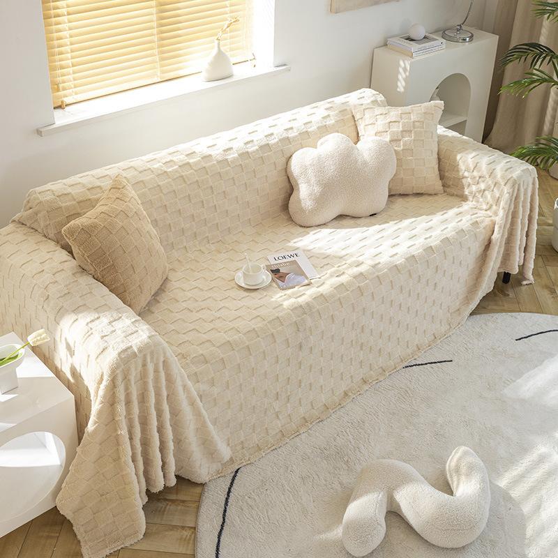Sofa Cover, Sofa Blanket, Solid Color Sofa Towel, Nordic Simple Sofa Cover, Leisure Blanket, Picnic Blanket, Thickened