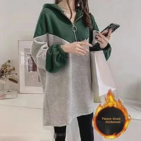 Cárdigan de Punto Holgado Adelgazante de Moda para Mujer Talla Grande Primavera 2022 - Top Cubre Vientre