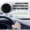 5 PCS Fluffy Steering Wheel Covers Set, Faux Wool Steering Wheel Cover & Handbrake Cover & Gear Shift Cover & 2 Seat Belt Shoulder Pads, Universal
