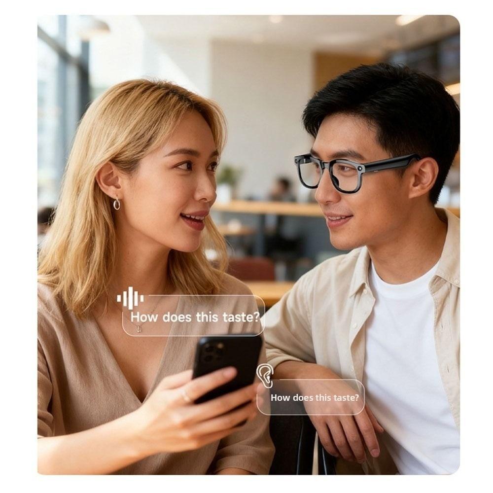Anti-Blue Light AI Smart Glasses Real-time Translation Smart Video Glasses Voice Call