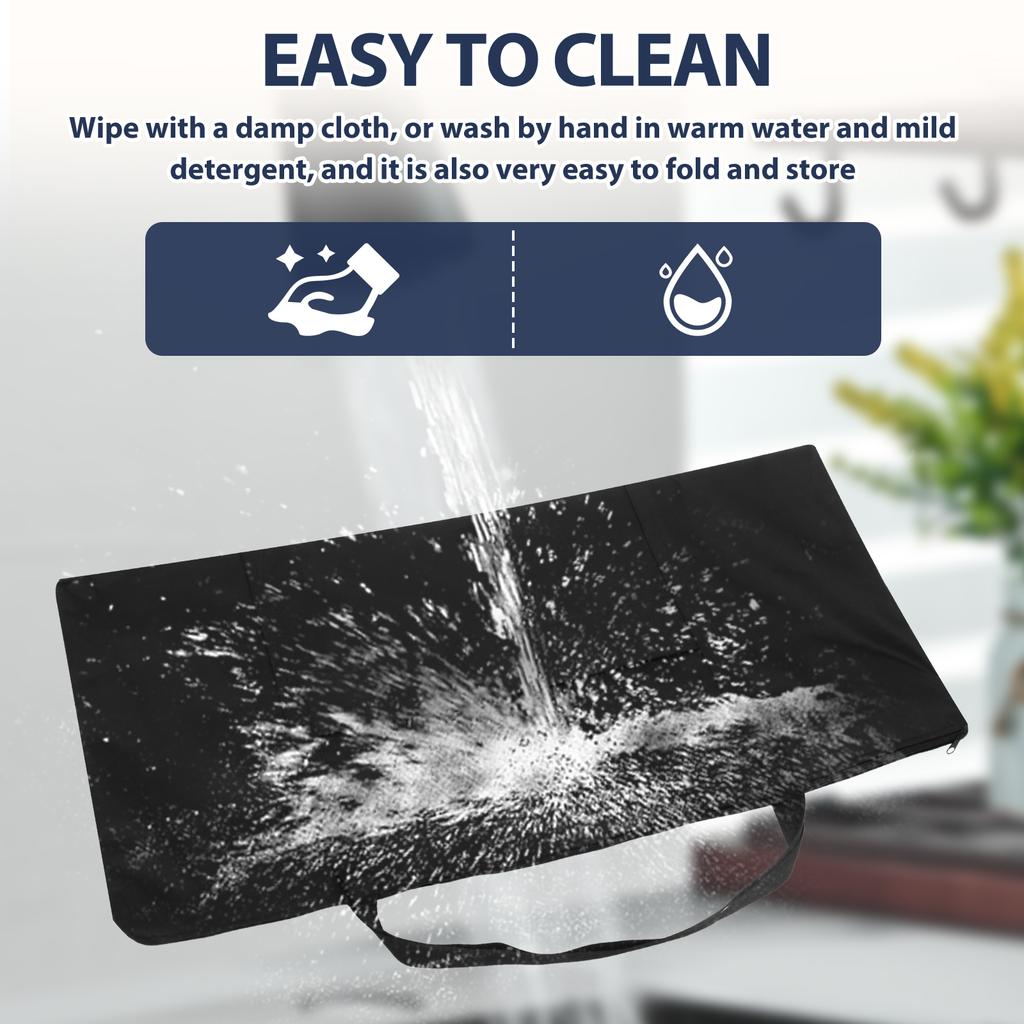 Bolsas de Transporte para Plancha 600D PVC Resistente al Desgarro Bolso de Mano para Plancha Plegable Bolsas de Almacenamiento para Plancha con Abertura de Cremallera para Camping Picnic